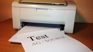 Samsung ML2165W Wireless Laser Printer in action [upl. by Billy]