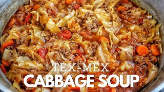 Make Cabbage Soup Taste AMAZING with this Secret TexMex Twist [upl. by Htenay]