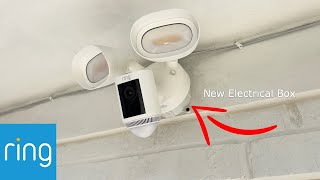 How to install a Ring Floodlight Cam Wired PRO [upl. by Aliuqat131]