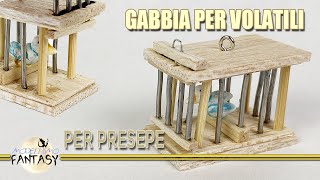 TUTORIAL Costruire una gabbia per uccelli per presepe 72 [upl. by Airet]