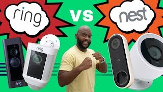 Ring vs Nest  Security Systems Doorbells Cameras and More Compared AKA Amazon vs Google [upl. by Newcomb]