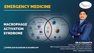 Emergency medicine  Macrophage activation syndrome  Raaonline [upl. by Noedig376]