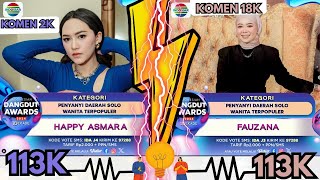 HEPPY ASMARA Vs FAUZANA Via VOTING RUSUH [upl. by Nylrehc]