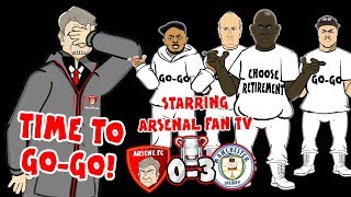 ⏰WENGER  TIME TO GOGO⏰ Arsenal Fan TV sing Arsenal 03 Man City Carabao Cup Final 2018 song [upl. by Werdna]