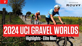 UCI Gravel World Championships 2024 Highlights  Men [upl. by Akinom]