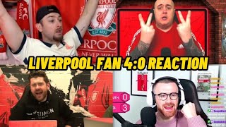 LIVERPOOL FAN REACTION 40 vs Bournemouth  REACTION VIDEO [upl. by Portugal869]