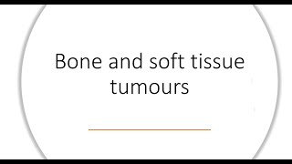 MSS  Pathology  Bone and soft tissue tumors  lec 6 [upl. by Ayhtak711]