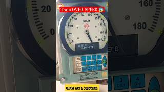 Over Speed Train😱 train alplocopilot railway locomotive automobile indianrailways shorts alp [upl. by Hamitaf]