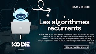 Algorithme🔥 Les algorithmes récurrents 🔄️ BAC TN [upl. by Mchugh]