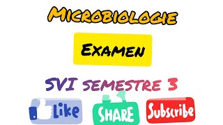 Examen corrigé de microbiologie SVIS3 en arabe جديد [upl. by Herwin]