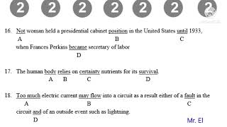 TOEFL Structure and Written Expression Exercise 2 with Answer [upl. by Lusa]