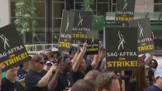 SAGAFTRA members vote to ratify contract [upl. by Windy]