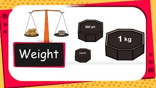 Maths  Measurement Weight  English [upl. by Avin]