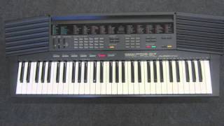 Yamaha PSR78 Keyboard 20 Demonstration Songs [upl. by Linc]