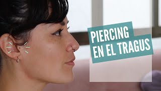 Tragus piercing Todo lo que necesitas saber [upl. by Rika]