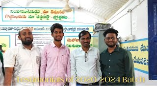 Testimonials of 202024 Batch Brothers on 27102024 Thanksgiving Meeting [upl. by Petromilli629]