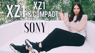 SONY XZ1 И XZ1 COMPACT НЕОЖИДАННО ПЕРВЫЕ – IFA 2017 [upl. by Uba161]