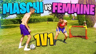 ⚽🥅 TORNEO 1 vs 1 MASCHI contro FEMMINE FOOTBALL CHALLENGE [upl. by Suissac176]