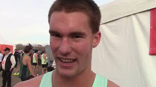 Nate Stadtlander of Meridian 5th Place Boys 5K Championship at NXR Northwest [upl. by Aloeda]