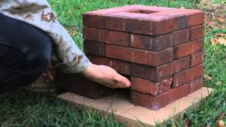 DIY Brick Rocket Stove [upl. by Enale]