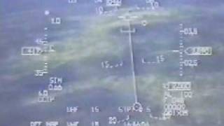 Dutch F16 target bombing practice 2  HUD View [upl. by Alage]