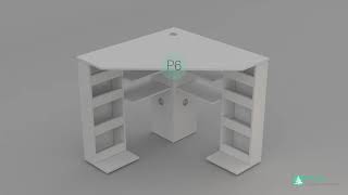 Assembly Instructions For The Birlea Olivia Corner Dressing Table With Storage [upl. by Catha]