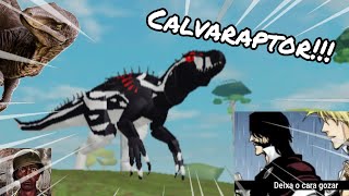 Uma gameplay zoada de CALVARAPTOR Pré história dinosaur survival [upl. by Fawnia]