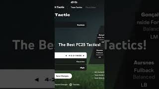 The Best Custom Tactics for EAFC 25 [upl. by Clark]