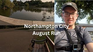 Northampton Town Centre Running Video August Sunny Weather Minimal Commentary [upl. by Xenos]