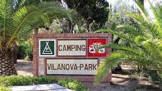 Camping Vilanova Park in Vilanova i la Geltrú September 2017 [upl. by Joellyn]