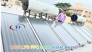 VGuard 1000 LPD FPC Solar Water Heater [upl. by Abagael]