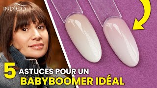 Comment réaliser un babyboomer avec le vernis hybride 5 astuces  Indigo Nails Français [upl. by Devehcoy]