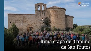 Más de medio centenar de personas disfrutan de la última etapa del Camino de San Frutos [upl. by Yentruocal]