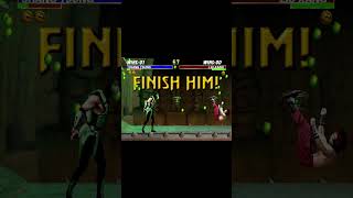 Subzero Shang Tsung Reptile 100 Combo Juggle umk3 combo retro games gaming glitch mortal [upl. by Angelo507]