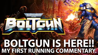 BOLTGUN is here My first quotLets Playquot or running commentary  Warhammer 40K Boltgun  Exterminatus [upl. by Gish910]