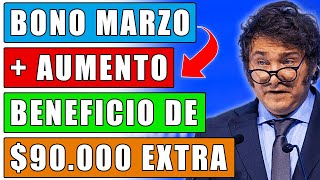 💥quotAHORA Bono en Marzo 90000 Extra y Novedades del Aumento para Jubilados y Pensionados Ansesquot [upl. by Noxid610]