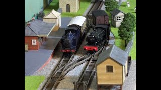 00 gauge shunting layout  branch line terminus [upl. by Enneillij908]