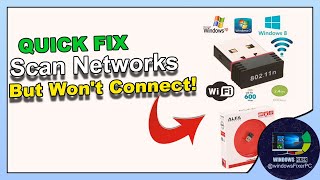 Fix Alfa WiFi Connection Issues Scan Networks But Wont Connect Quick Solution [upl. by Illona]