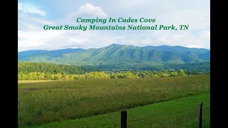 Camping In Cades Cove TN  Great Smoky Mountains National Park [upl. by Rebba298]