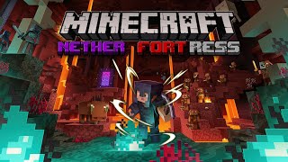 MINECRAFT NETHER FORTRESS  ME  minecraft games gaming [upl. by Enitsed]