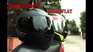 Flat Visor buat harian  PERLU GA  Cara ganti visor KYT R10 [upl. by Allana475]