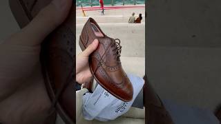 Allen Edmonds McAllister Wingtip Oxford Dress Shoe shorts shoes leather fashion [upl. by Eenert]