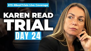 LiveStream Karen Read Trial Day 24 Witness Testimony [upl. by Yorgos]