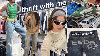 THRIFT WITH ME  HAUL ☆ best ukay streetwear trip [upl. by Pellet]