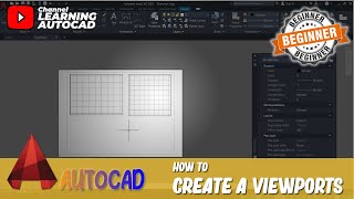 AutoCAD How To Create A Viewport [upl. by Danuloff]