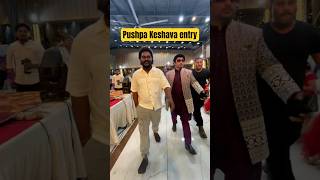 Pushpa Keshava entry in fashion show pushpa2 alluarjun keshava warangalfashioncarnival [upl. by Yentruok]