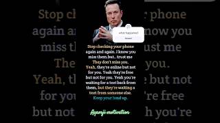 Stop checking your phone powerfullmotivationalquotes trending trendingquotes trendingshorts [upl. by Darbie455]