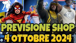 SHAQUILLE SHAQ O NEAL NUOVA SKIN PREVISIONE SHOP 4 OTTOBRE NEGOZIO OGGETTI OGGI 3 FORTNITE HALLOWEEN [upl. by Mima]