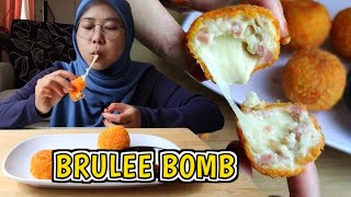 BRULEE BOMB cheese jajanan yang viral di Indonesia [upl. by Nueormahc]