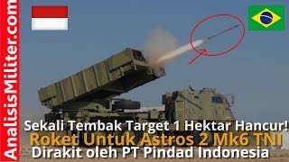 Mantap Roket Garang untuk MLRS Astros 2 MK6 TNI Akan di Rakit PT Pindad Indonesia [upl. by Lana209]